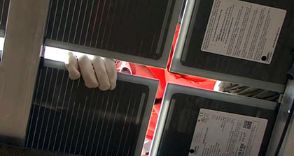 SOLARTIX, diebstahlsichere Verschraubungen ihrer Solar-Elemente